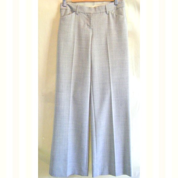 Express Design Studio Editor Gray Wide Leg Slacks - Picture 1 of 7